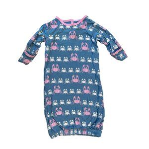 Kickee Pants Blue Moon Crab Bamboo Sleeper + Hat